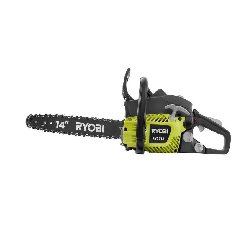 RYOBI 14 in. 37cc 2-Cycle Gas Chainsaw - RY3714