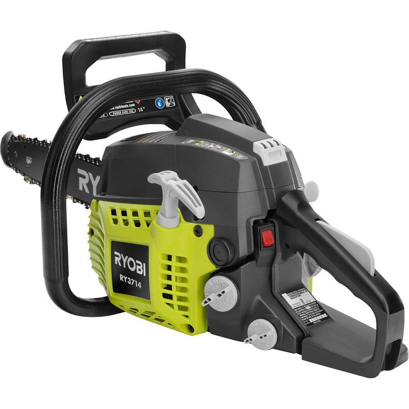 RYOBI 14 in. 37cc 2-Cycle Gas Chainsaw - RY3714