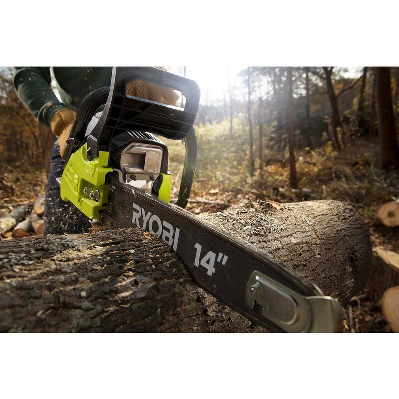 RYOBI 14 in. 37cc 2-Cycle Gas Chainsaw - RY3714