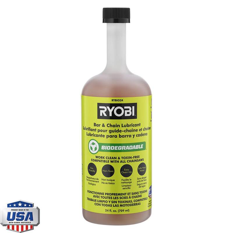 RYOBI 40V HP Brushless 14 in. Battery Chainsaw w/Extra Chain, Biodegradable Bar & Chain Oil, 4.0 Ah Battery & Charger - RY405100-CMB1