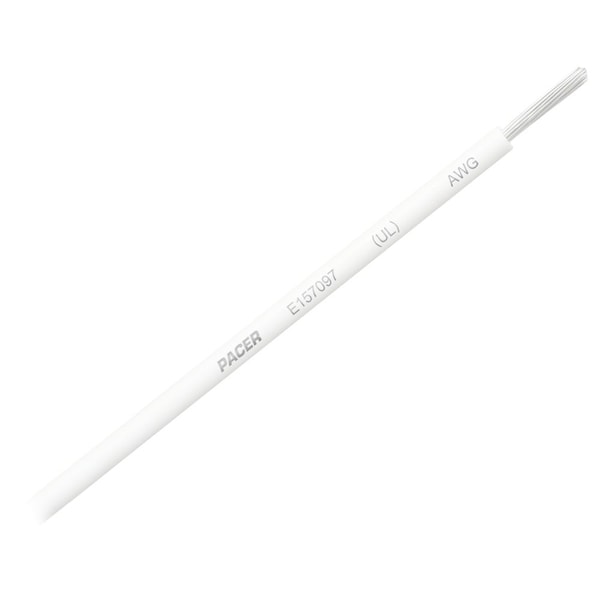 Pacer Group Pacer White 16 AWG Primary Wire, 25' - WUL16WH-25