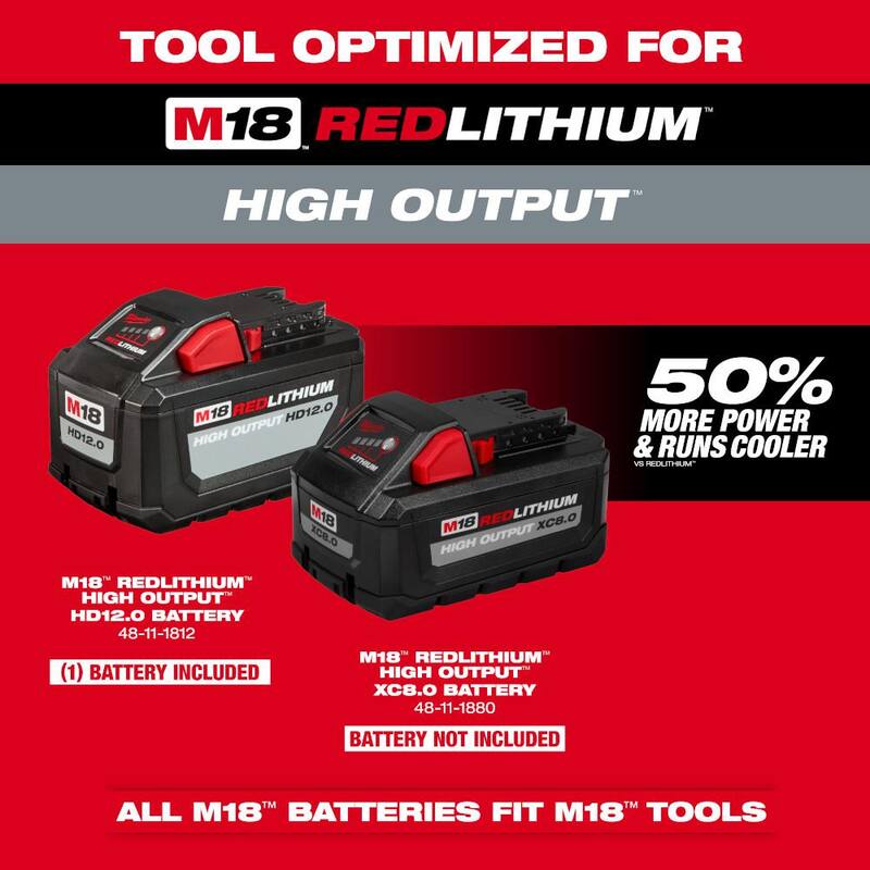 Milwaukee M18 FUEL 12 in. Top Handle 18V Lithium-Ion Brushless Cordless Chainsaw & 16 in. Chainsaw, 12.0 Ah Battery, Charger - 2826-20C-2727-21HD
