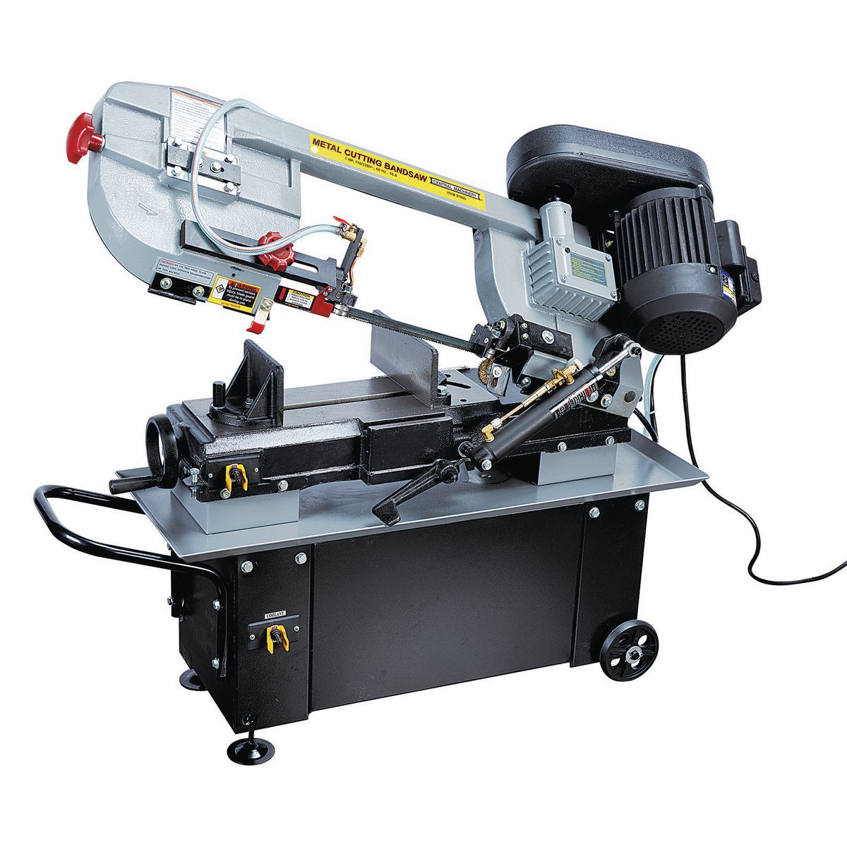 "Sierra de cinta de corte de metal Central Machinery de 1 HP, 7 pulgadas x 12 pulgadas con alimentación hidráulica - 63469"