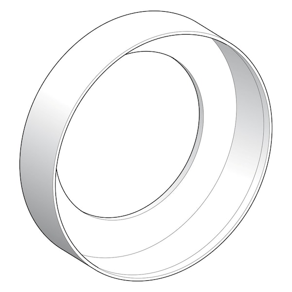 Schneider Electric Washer, Harmony XB4, arandela protectora de pulverización de líquido cromado, para inserción debajo de la cabeza de 22mm - ZB4BZ007.