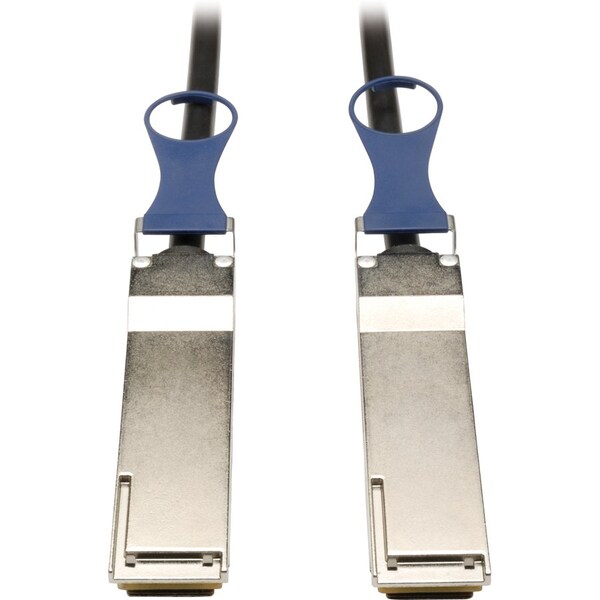 Tripp Lite QSFP+ to QSFP+ 40Gb Passive DAC Copper Infiniband Cable 3ft 1M - N282-01M-BK