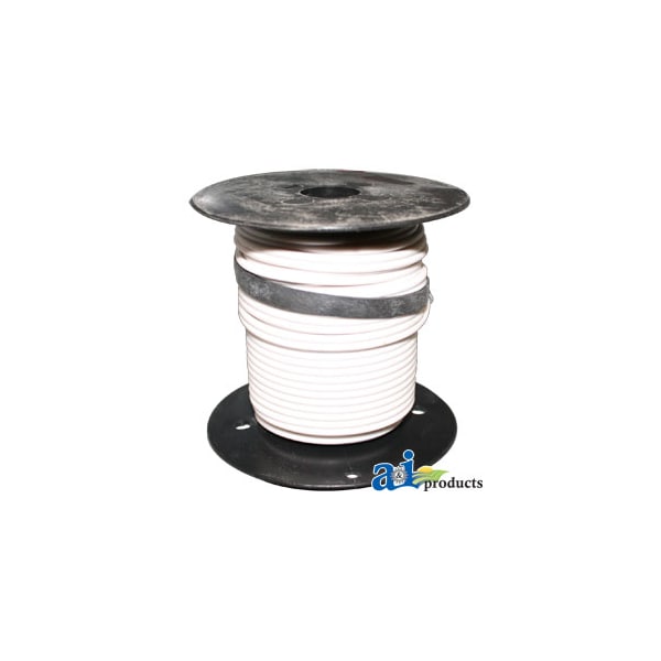 Sunbelt Primary Wire, 100', 18 Ga. (WHT) 3.5" x3.5" x3.5" - A-B126A418