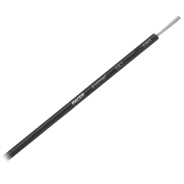 Pacer Group Pacer Black 12 AWG Primary Wire, 25' - WUL12BK-25