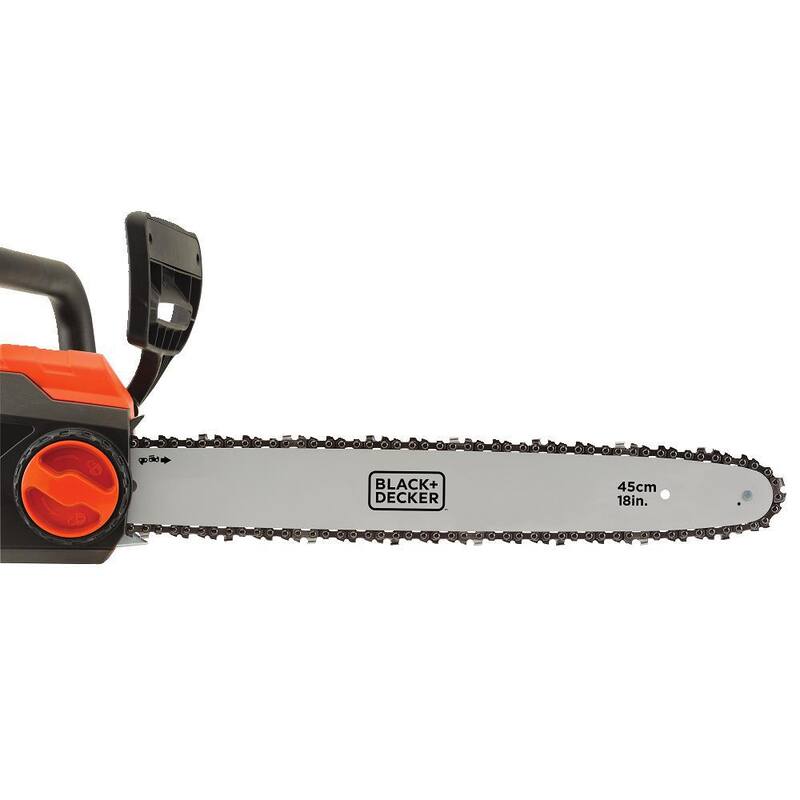 BLACK+DECKER 18 in. 15 AMP Corded Electric Rear Handle Chainsaw with Automatic Oiler - CS1518