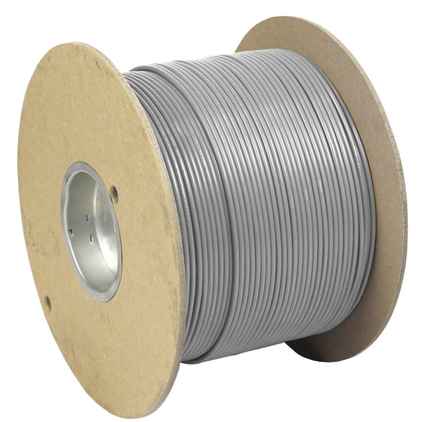 Pacer Group Pacer Grey 14 AWG Primary Wire - 1,000ft - WUL14GY-1000