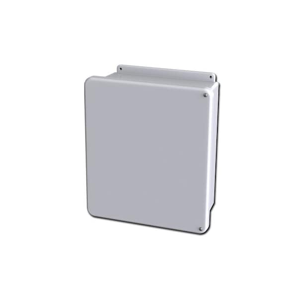 Saginaw Control & Engineering Fiberglass Reinforced Polyester Electrical Enclosures, 15.48 in H, 6.21 in D, 13.48 in W, Hinged - SCE-1412FG