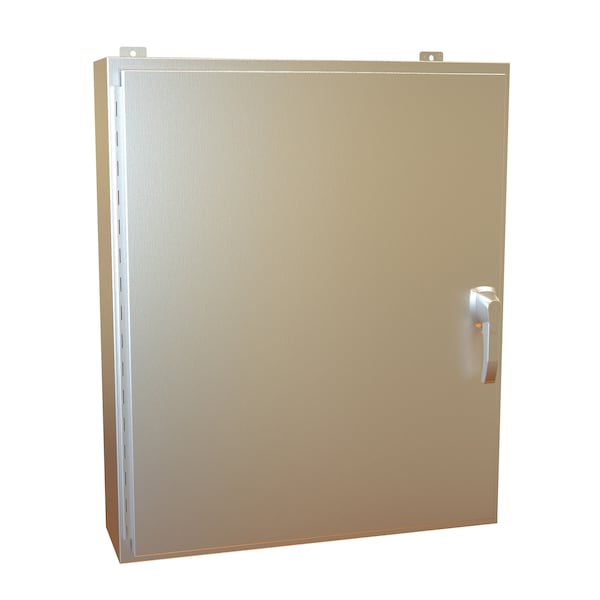 Hammond 316 Stainless Steel Electrical Enclosures, 36 in H, 8 in D, 30 in W, NEMA 4X, Hinged - HW36308S16HK