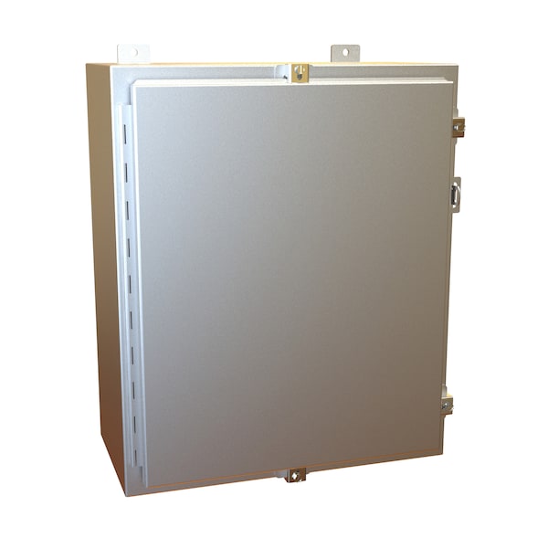 Hammond Aluminum Electrical Enclosures, 24 in H, 10 in D, 20 in W, NEMA 4X, Hinged - 1418N4ALE10