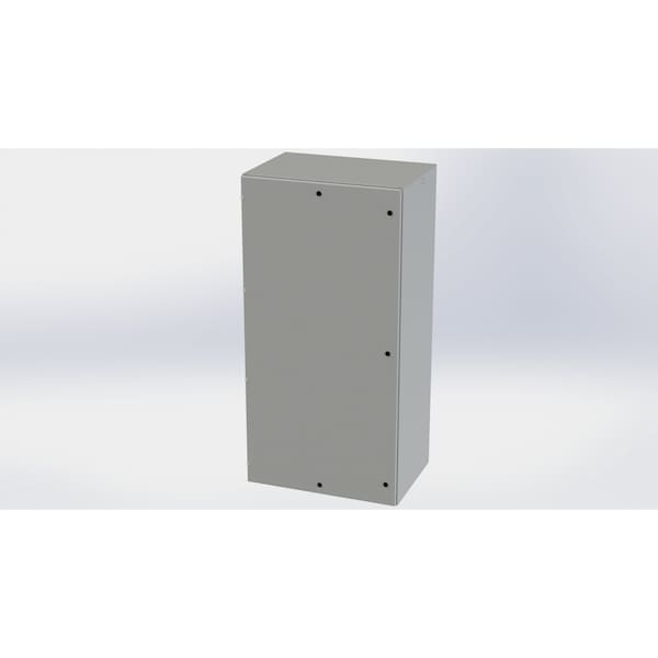 Saginaw Control & Engineering Carbon Steel Electrical Enclosures, 72 in H, 24 in D, 36 in W, NEMA 3R, 4, 12, 13, Hinged - SCE-72EL3624LP