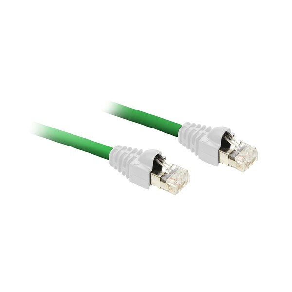 Schneider Electric Ethernet ConneXium shielded twisted pair straight cord-5m-2connectorsRJ45-UL/CSA - 490NTW00005U