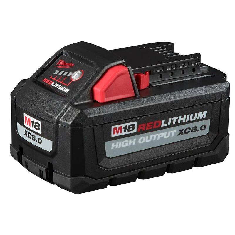 Milwaukee M18 FUEL 16 in. 18V Lithium-Ion Brushless Battery Chainsaw Kit with M18 High Output 6.0 Ah Battery - 2727-21HD-48-11-1865