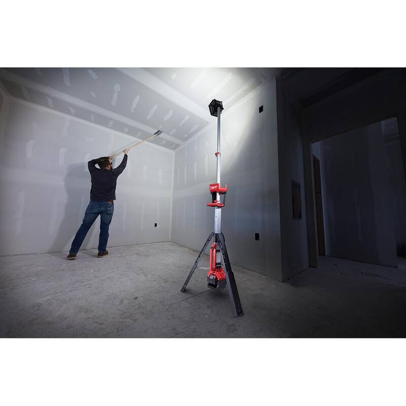 Milwaukee M18 FUEL 16 in. 18V Lithium-Ion Brushless Battery Chainsaw Kit and Tower Light Combo Kit (2-Tool) - 2727-21HD-2131-20