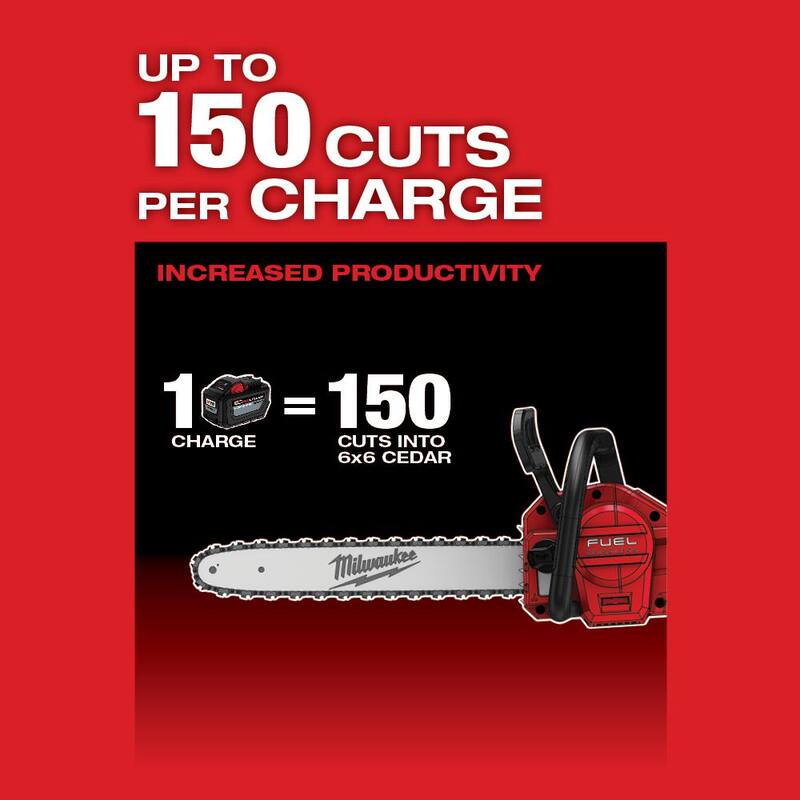 Milwaukee M18 FUEL 16 in. 18V Lithium-Ion Brushless Battery Chainsaw Kit and Tower Light Combo Kit (2-Tool) - 2727-21HD-2131-20