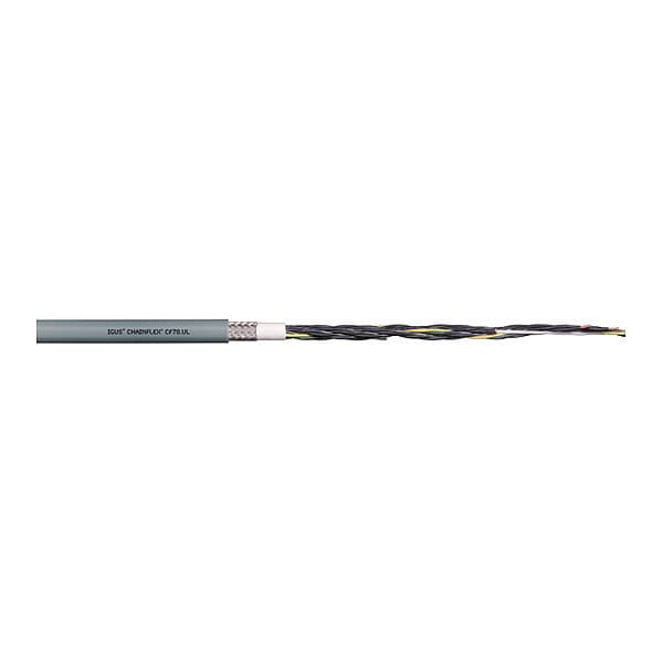 Igus Oil Res. Control, PUR, No18, 4G/Shield, 50ft - CF78-UL-15-12