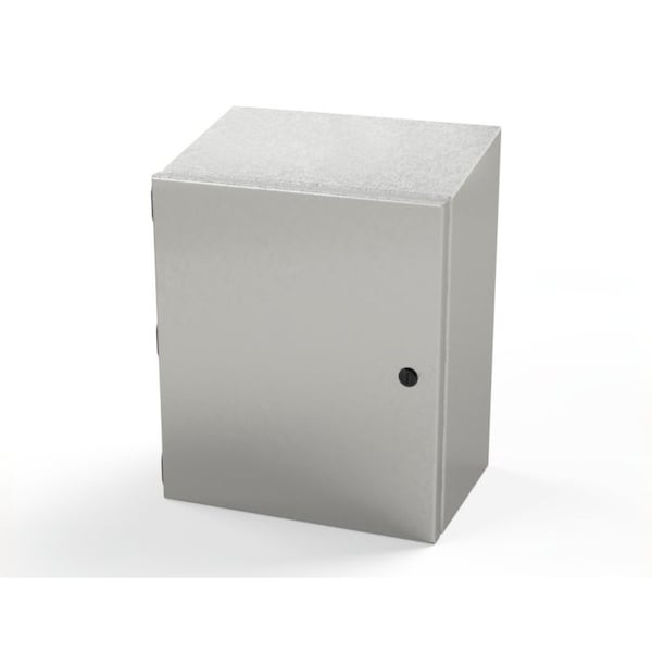 Saginaw Control & Engineering Stainless Steel Electrical Enclosures, 14 in H, 8 in D, 12 in W, NEMA 3R, 4, 4X, 12, 13, Hinged - SCE-14128ELJSSST