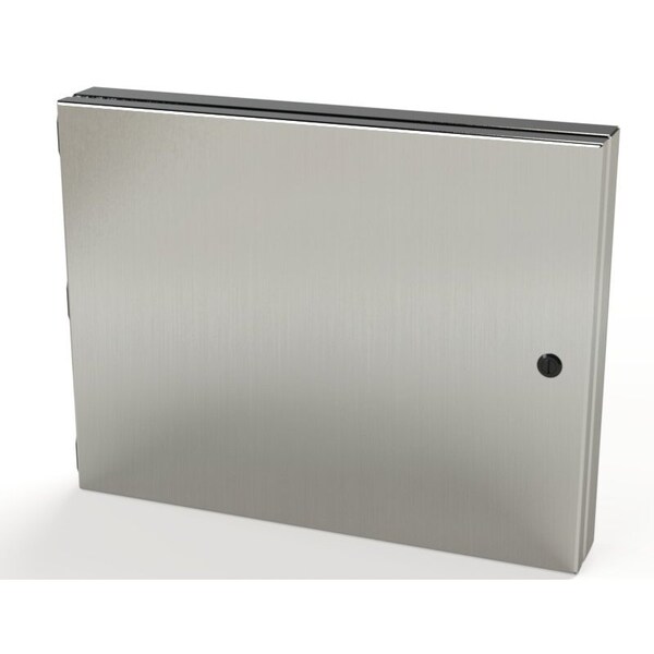 Saginaw Control & Engineering 304 Stainless Steel Electrical Enclosures, 14 in H, 1-1/2 in D, 18 in W, NEMA 3R, 4, 4X, 12, 13 - SCE-HA1418SS