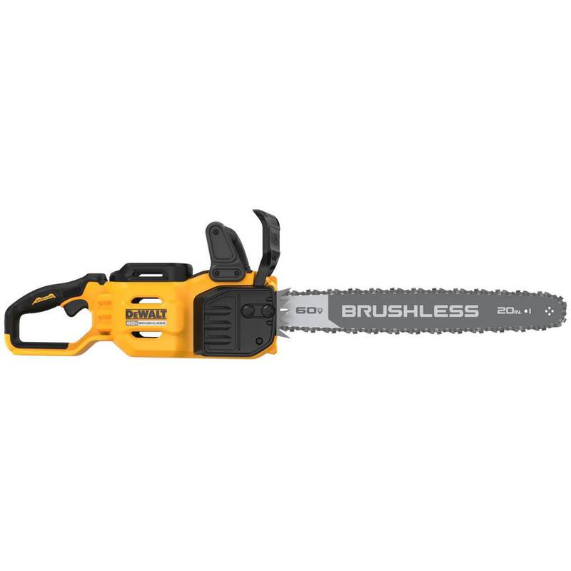 DEWALT 60V MAX 20in. Brushless Battery Powered Chainsaw (Tool Only) with 20in. Chainsaw Chain (68 Link) - DCCS677BW1DT620