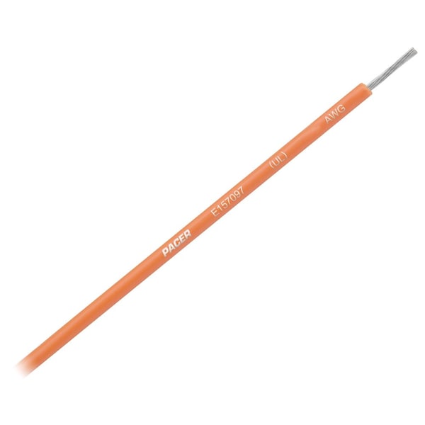 Pacer Group Pacer Orange 16 AWG Primary Wire, 25' - WUL16OR-25
