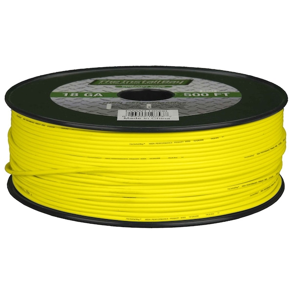 Installbay By Metra 16-Gauge Yellow Primary Wire, 500' Spool - PWYL16500
