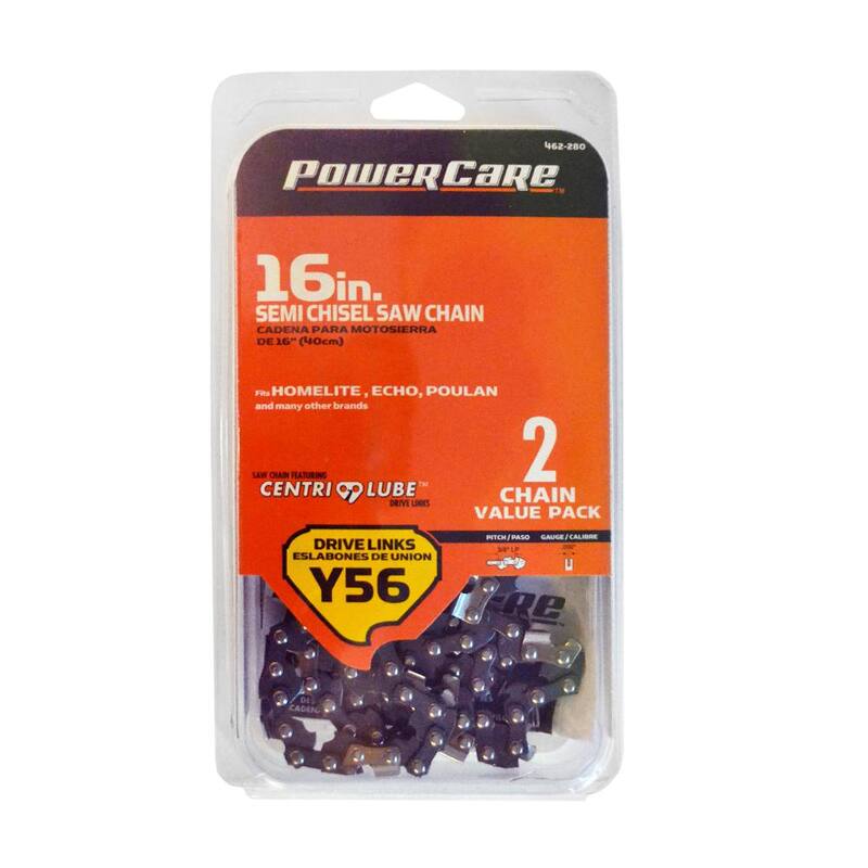 Powercare Y56 16 in. Chainsaw Chain (2-Pack) - CL15056X2PC2