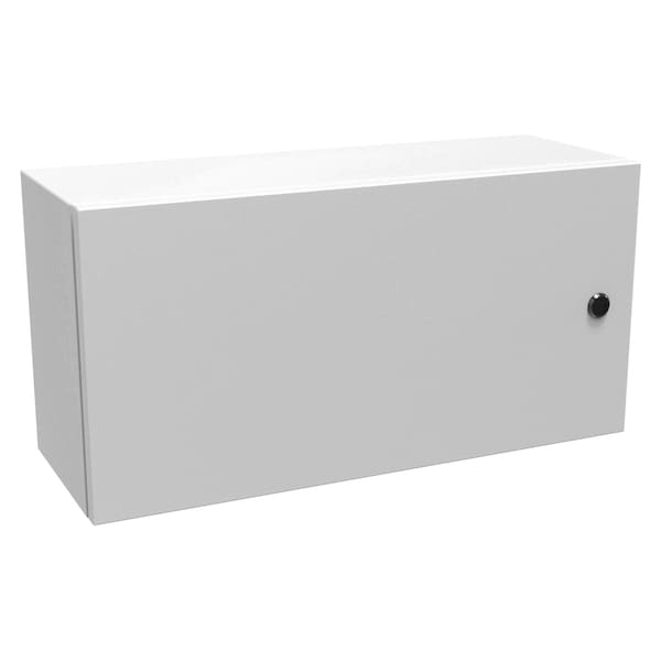 Hammond Steel Electrical Enclosures, 12 in H, 8 in D, 24 in W, NEMA 4, Hinged - EN4SD12248LG