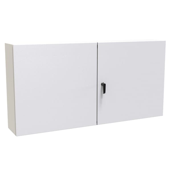 Hammond Steel Electrical Enclosures, 30 in H, 10 in D, 60 in W, NEMA 12, Hinged - EN4TD306010LG