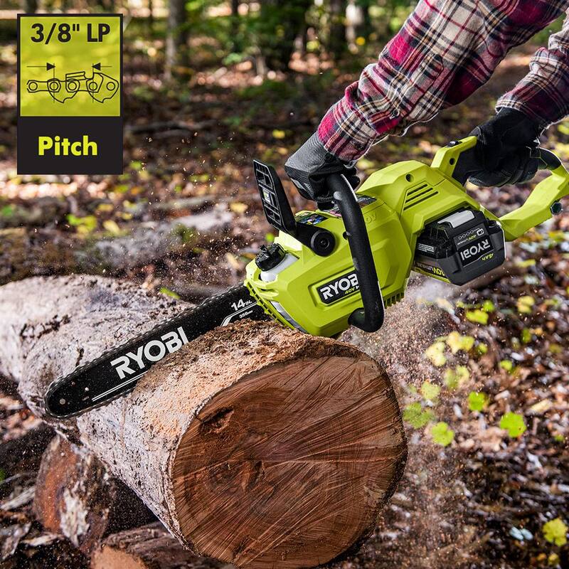 RYOBI 14 in. 0.050-Gauge Replacement Full Complement Standard Chainsaw Chain, 52 Links (Single-Pack) - RY14C1
