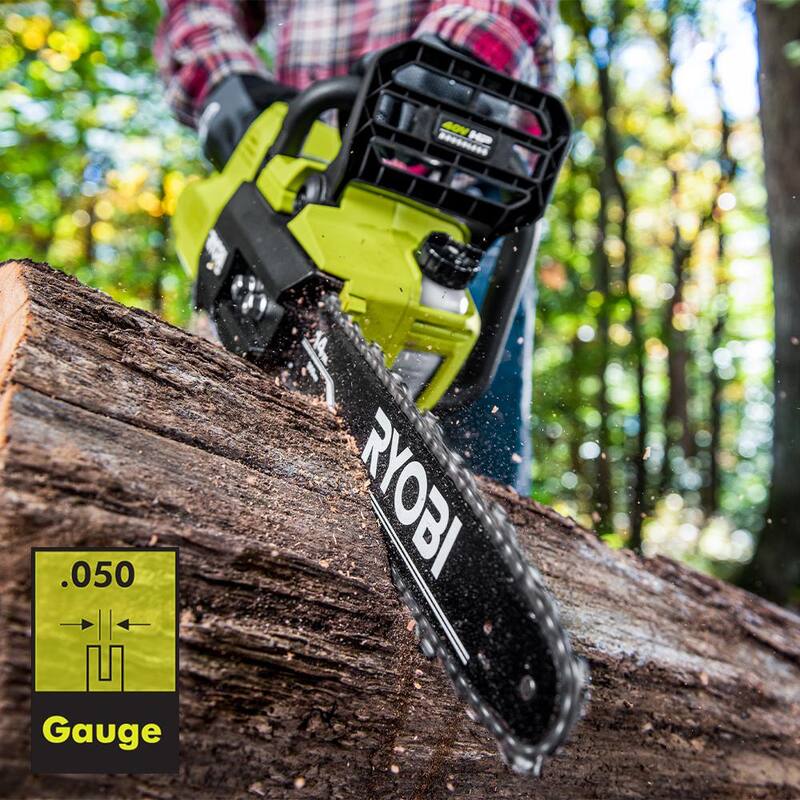 RYOBI 14 in. 0.050-Gauge Replacement Full Complement Standard Chainsaw Chain, 52 Links (Single-Pack) - RY14C1