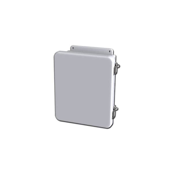 Saginaw Control & Engineering Fiberglass Reinforced Polyester Electrical Enclosures, 11.35 in H, 4-1/4 in D, 9.41 in W, Hinged - SCE-10085CHQRFG