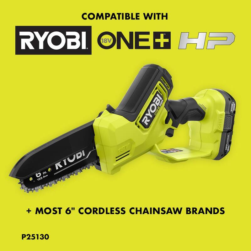 RYOBI 6 in. 0.043-Gauge Replacement Full Compliment Chainsaw Chain, 38 Links (Single-Pack) - RY6C1