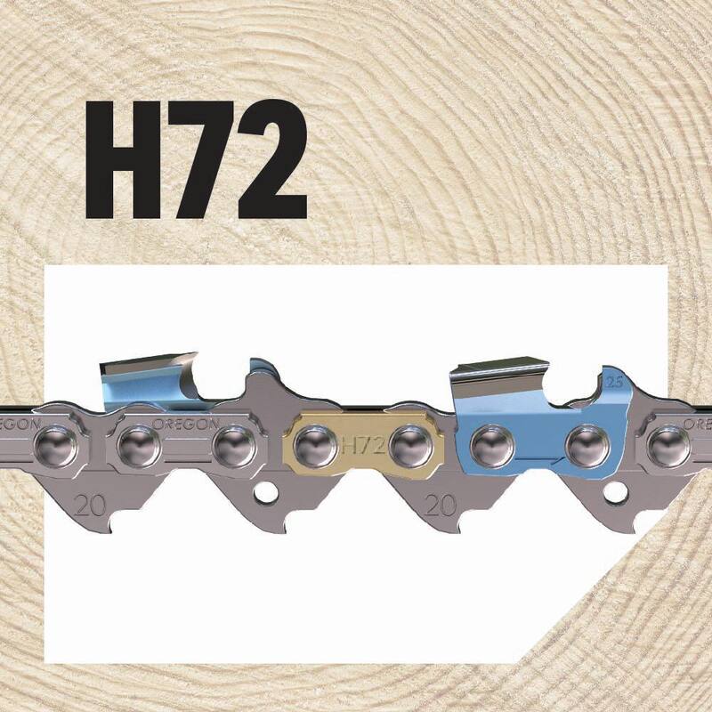 Oregon H72 Chainsaw Chain for 18 in. Bar, Fits Echo, Craftsman, Homelite, Poulan, Husqvarna, Makita and Others - H72-21