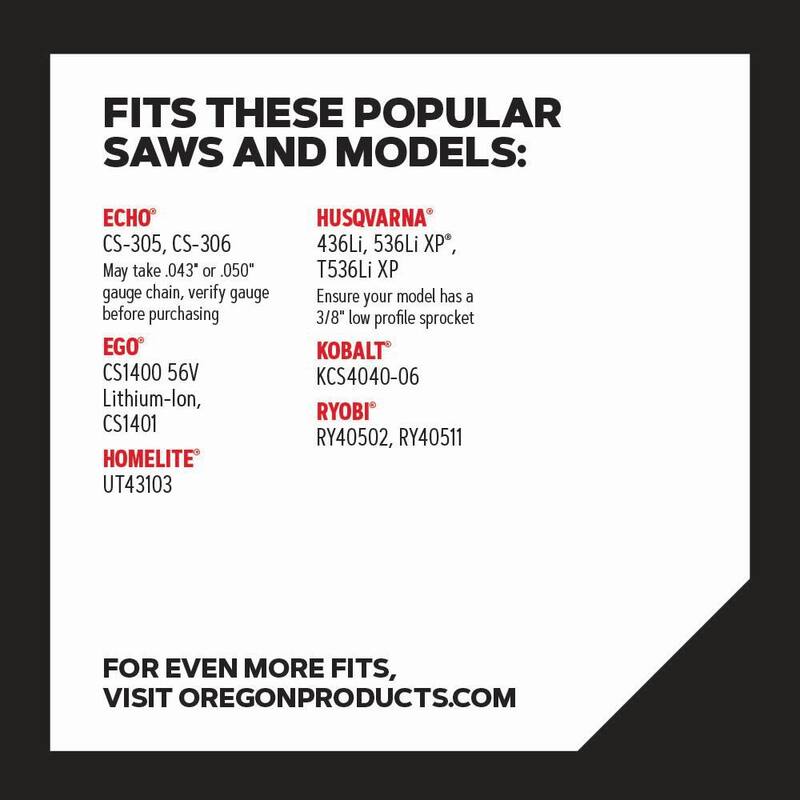 Oregon R52 Chainsaw Chain for 14 in. Bar, Fits Echo, Makita, Husqvarna, Ryobi Poulan and more - R52-21