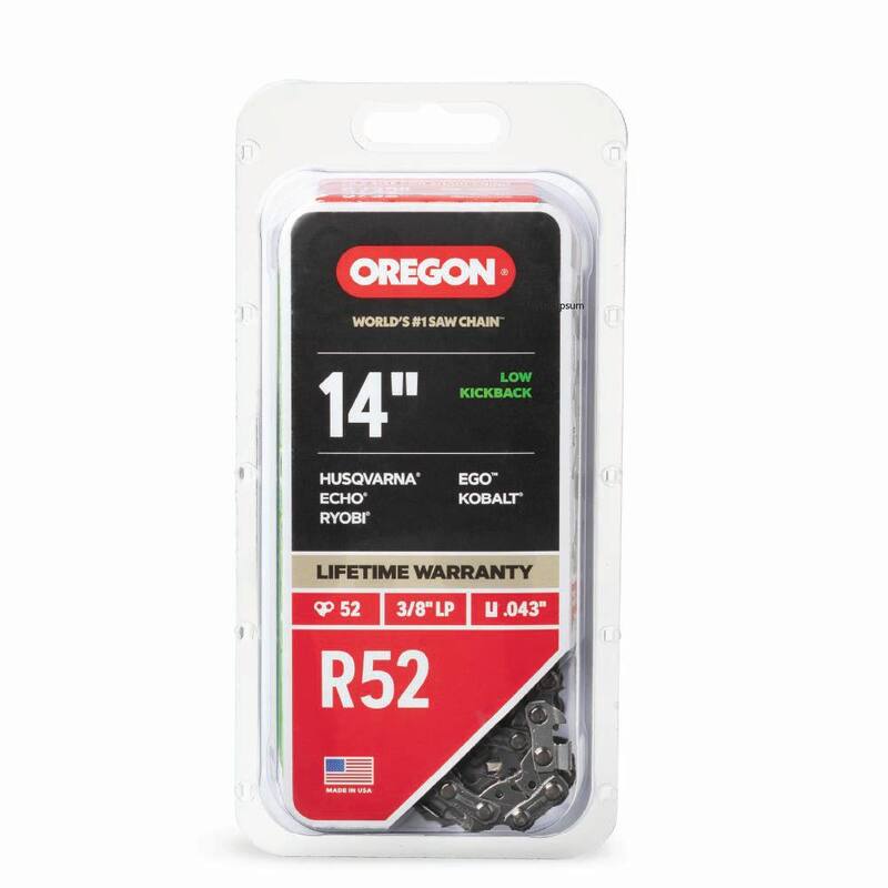 Oregon R52 Chainsaw Chain for 14 in. Bar, Fits Echo, Makita, Husqvarna, Ryobi Poulan and more - R52-21