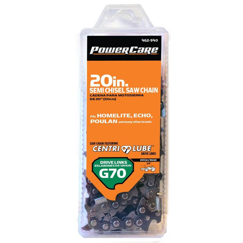 Powercare 20 in. G70 Semi Chisel Chainsaw Chain - CL35070PC2