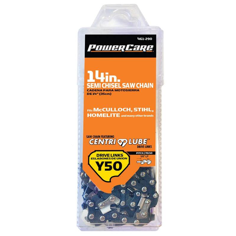 Powercare Y50 14 in. Semi Chisel Chainsaw Chain - CL15050PC2