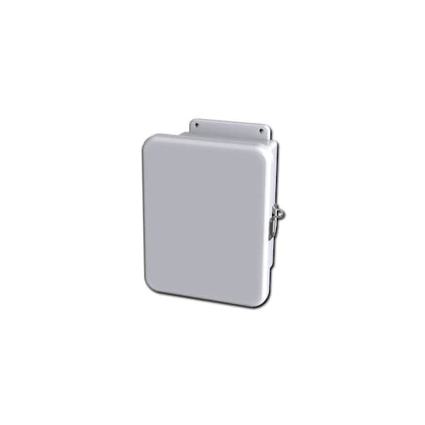 Saginaw Control & Engineering Fiberglass Reinforced Polyester Electrical Enclosures, 9.52 in H, 4.71 in D, 7.52 in W, Hinged - SCE-8065CHQRFG
