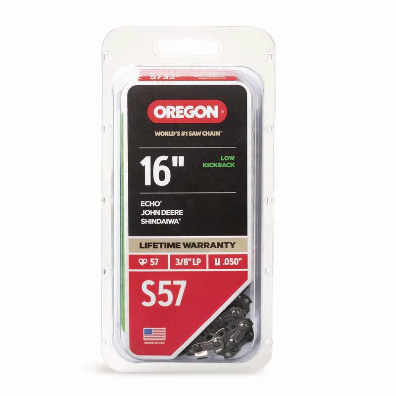 Oregon S57 AdvanceCut Chainsaw Chain for 16 in. Bar -57 Drive Links - fits Cub Cadet, Echo, John Deere, Shindaiwa and More - S57-21