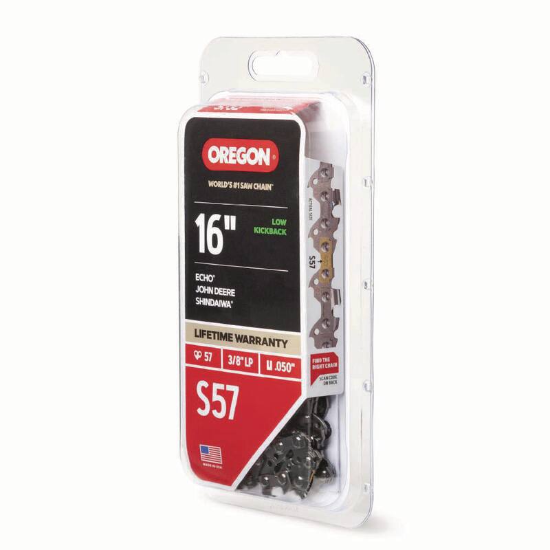 Oregon S57 AdvanceCut Chainsaw Chain for 16 in. Bar -57 Drive Links - fits Cub Cadet, Echo, John Deere, Shindaiwa and More - S57-21