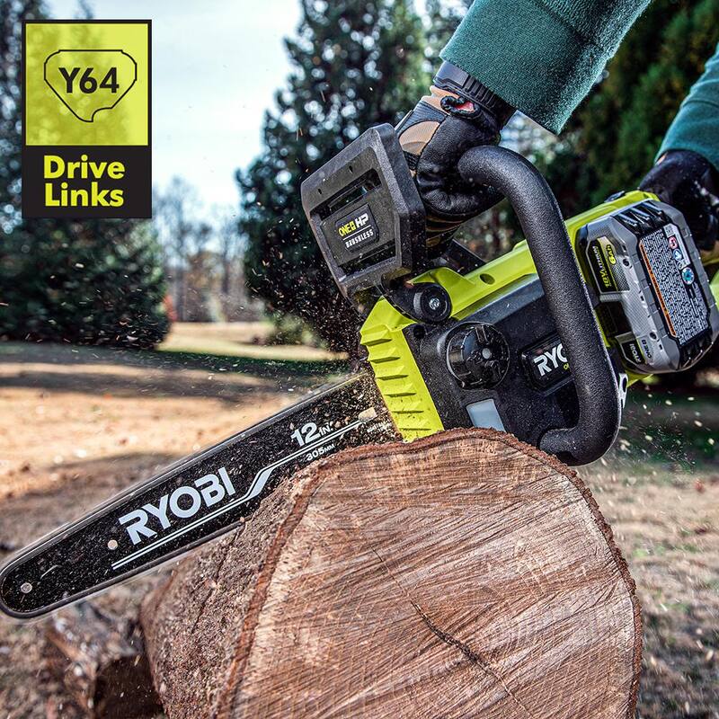 RYOBI 12 in. 0.043 Gauge Replacement Chainsaw Chain, 64 Links (Single Pack) - RY12C11