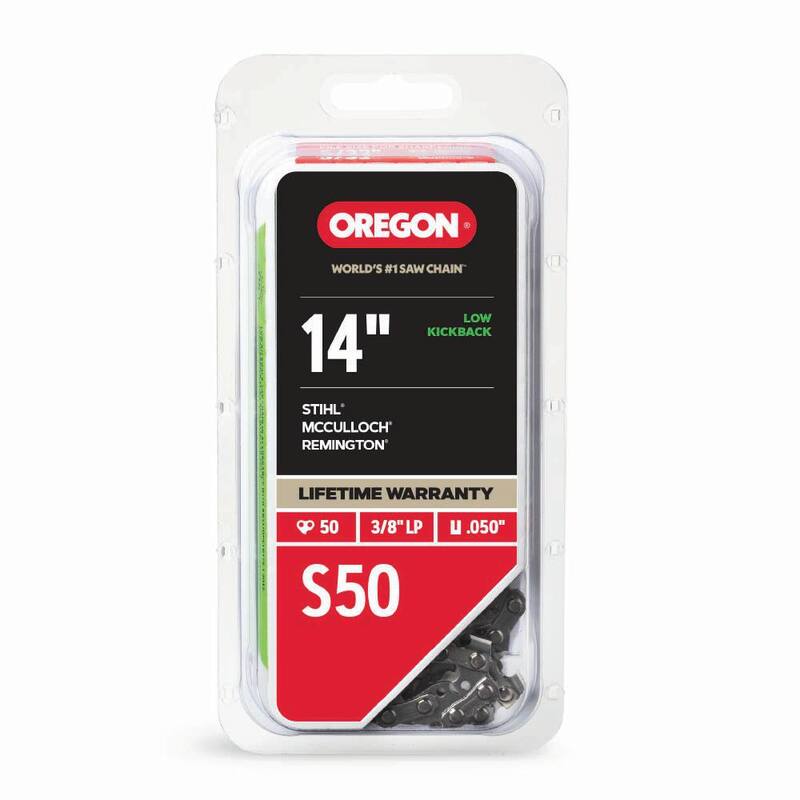 Oregon S50 Chainsaw Chain for 14 in. Bar, Fits Stihl, Remington, McCulloch, Craftsman Homelite and more - S50-21