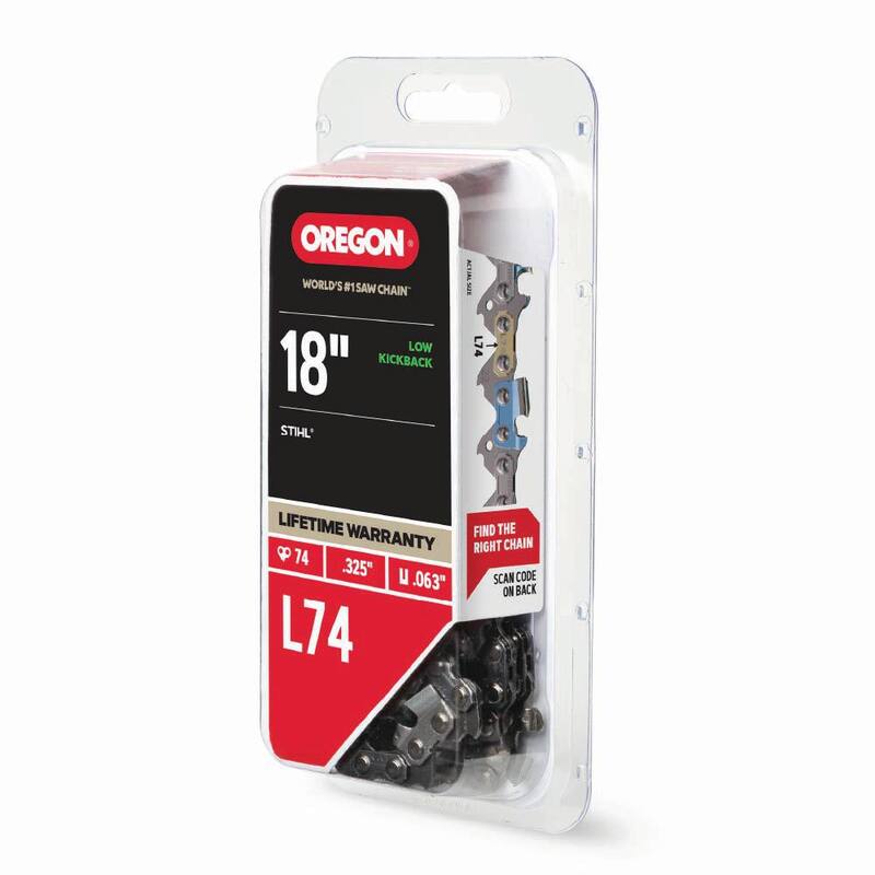 Oregon L74 Chainsaw Chain for 18 in. Bar, Fits Several Stihl models - L74-21