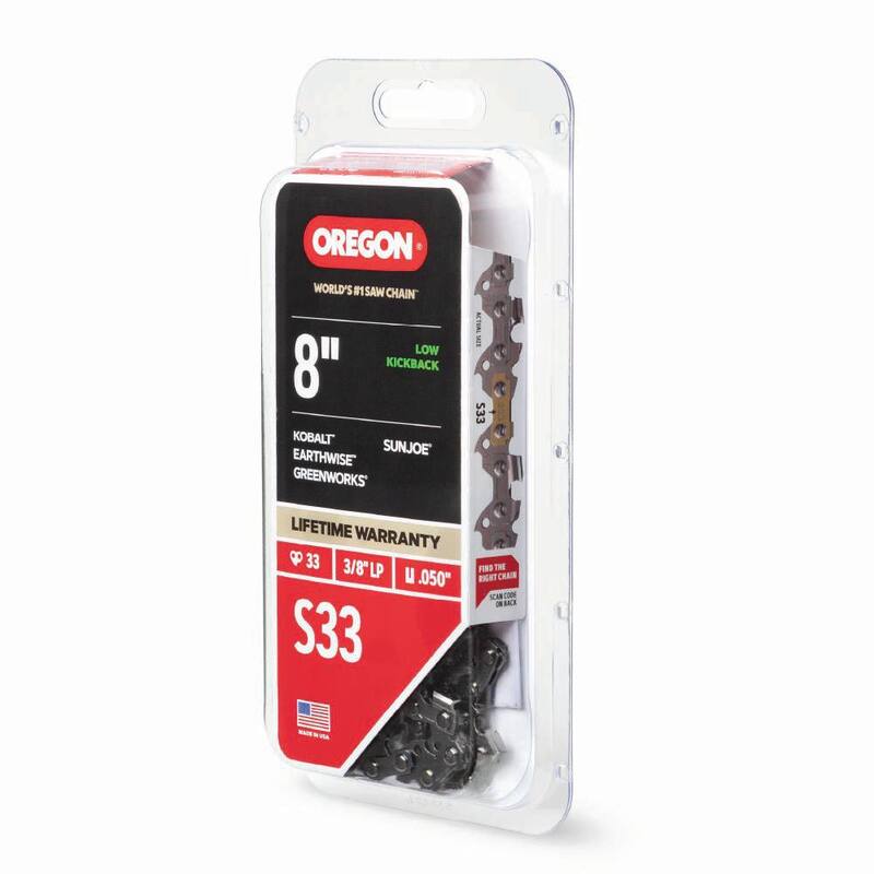 Oregon S33 Pole Saw Chain for 8 in. Bar, Fits Chicago, Earthwise, Greenworks, Sun Joe and more - S33-21