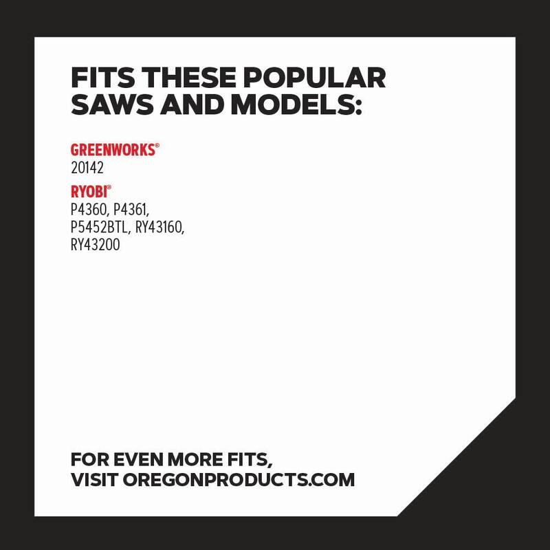 Oregon R33 Polesaw Chain for 8 in. Bar, Fits Ryobi, Makita, Homelite, Makita, Poulan and Worx - R33-21