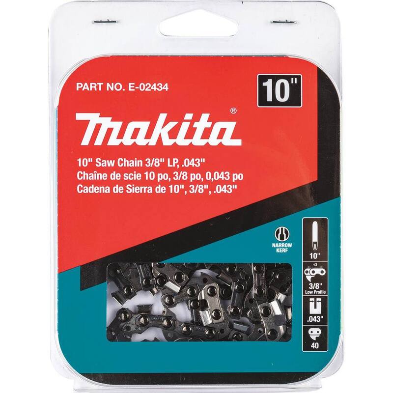 Makita 10 in. Saw Chain, 3/8 in. LP, 0.043 in. - E-02434