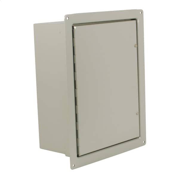 Wiegmann Carbon Steel Electrical Enclosures, 16 in H, 6 in D, 12 in W, NEMA 12, Hinged - WA161206FM