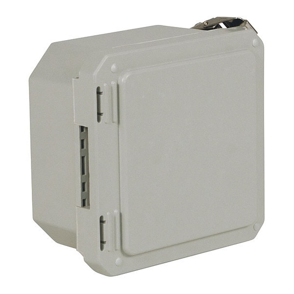 Wiegmann Fiberglass Electrical Enclosures, 14 in H, 8 in D, 12 in W, NEMA 4X, Hinged - HW-141208CHQR